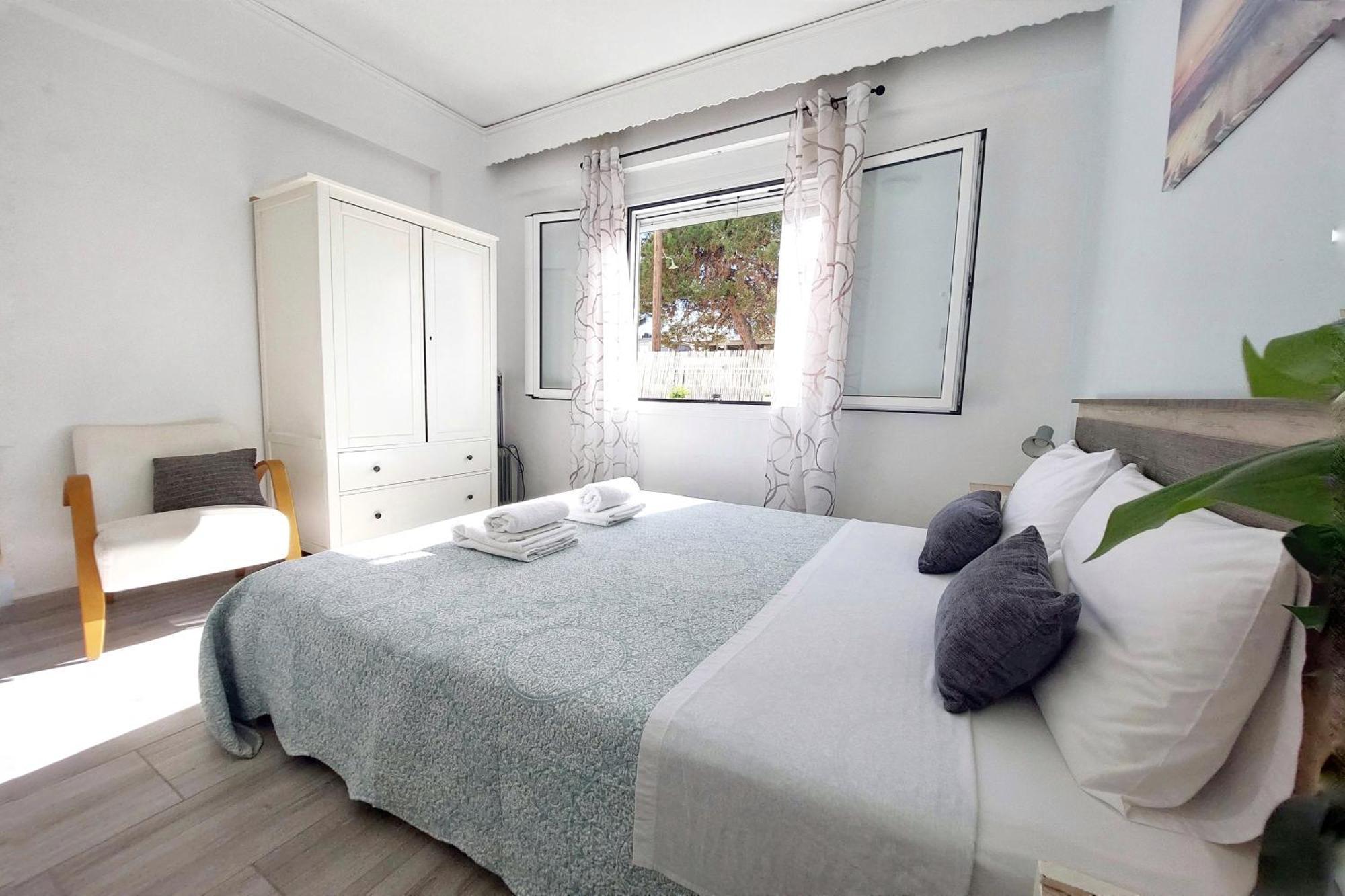 100 négyzetméteres, 2 hálószobás Apartman 1 fürdőszobával Heraklion területén Kültér fotó
