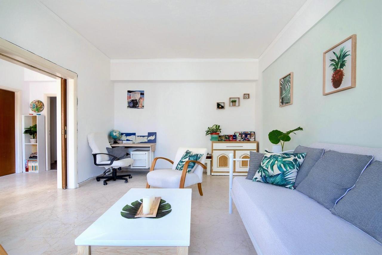 100 négyzetméteres, 2 hálószobás Apartman 1 fürdőszobával Heraklion területén Kültér fotó